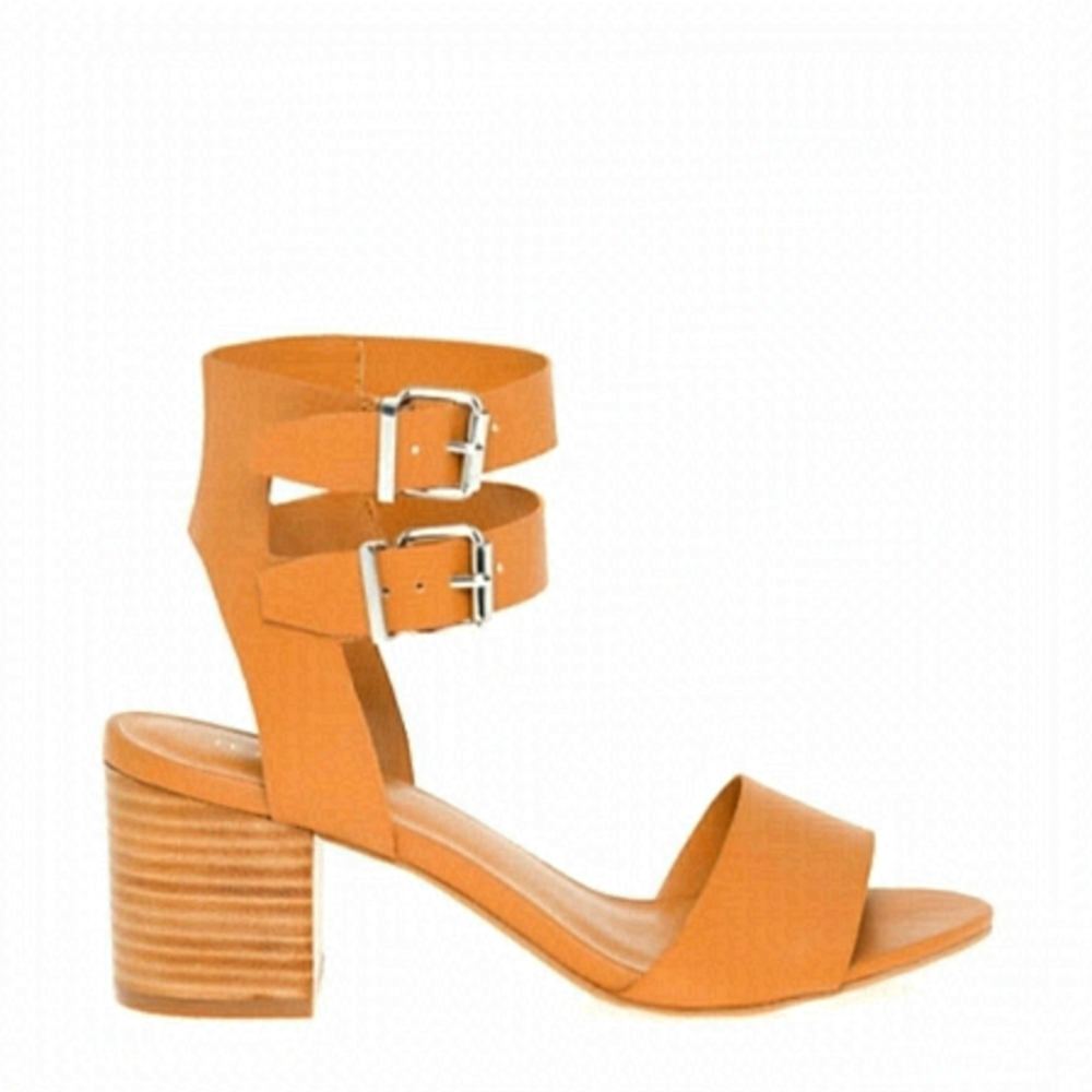 LE Chateau Faux Leather Cuff Sandals